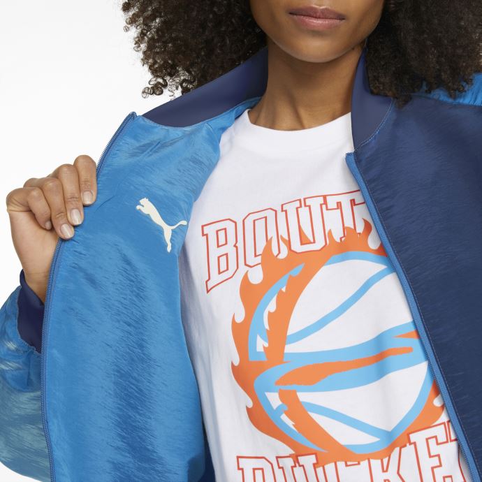 Veste De Basketball Femme Bout A Bucket Puma Canada Vallarta Blue-ocean Dive
