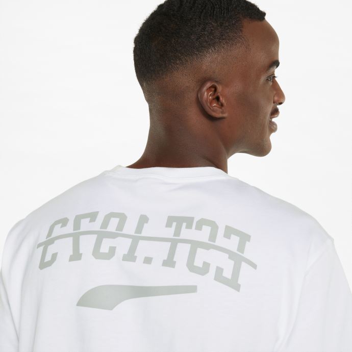 T-shirt De Basketball Puma Canada Inbounds Blanc Pour Hommes
