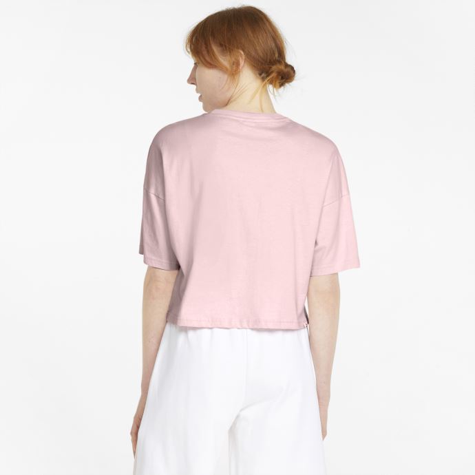 Puma Canada Craie Rose Marque Amour Surdimensionné T-shirt Pour Femmes