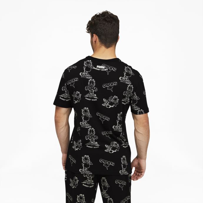 Puma Canada X Garfield T-shirt Homme Imprimé Noir