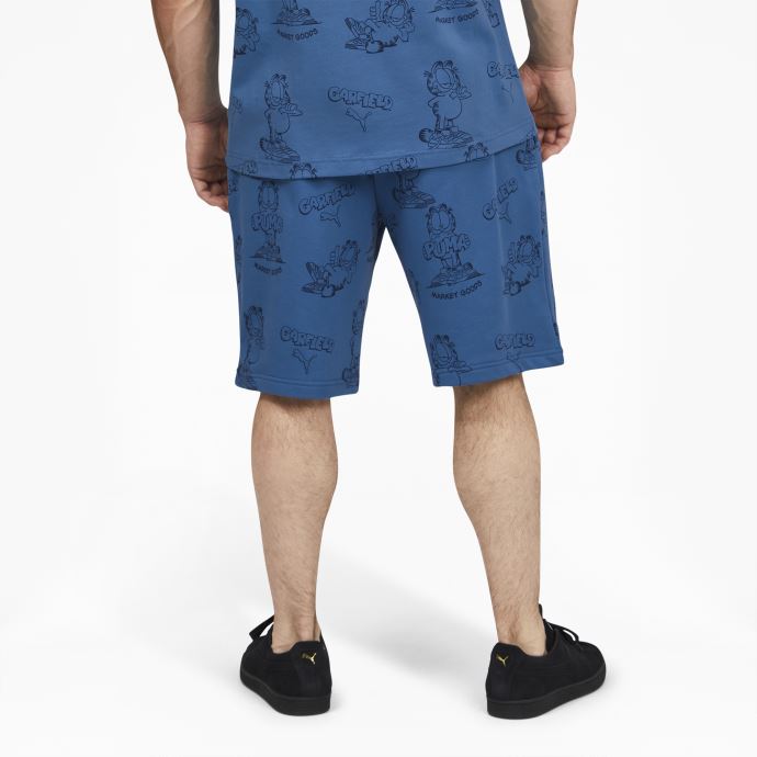 Puma Canada X Garfield Short Imprimé Pour Homme Vallarta Bleu