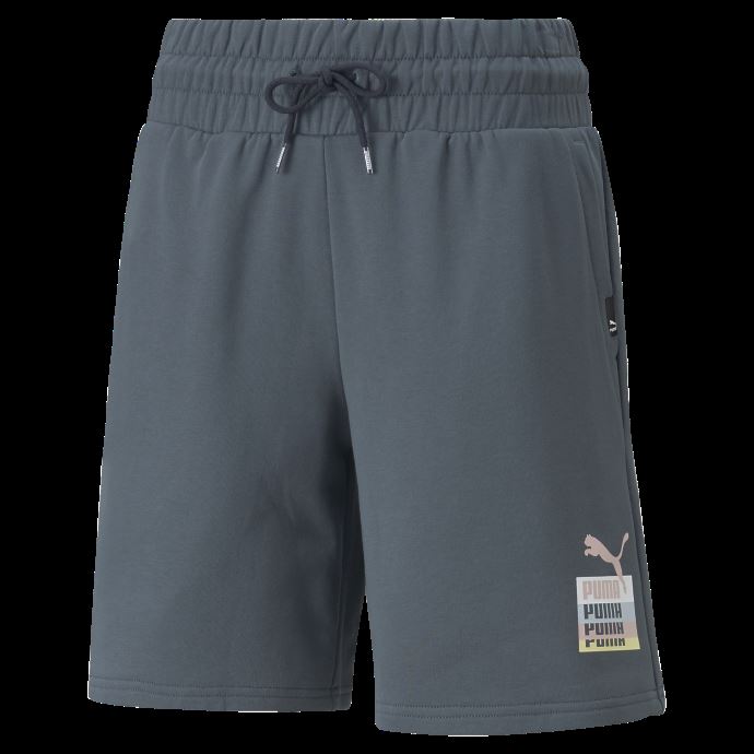 Short Taille Haute Pour Femme Brand Love Puma Canada Dark Slate
