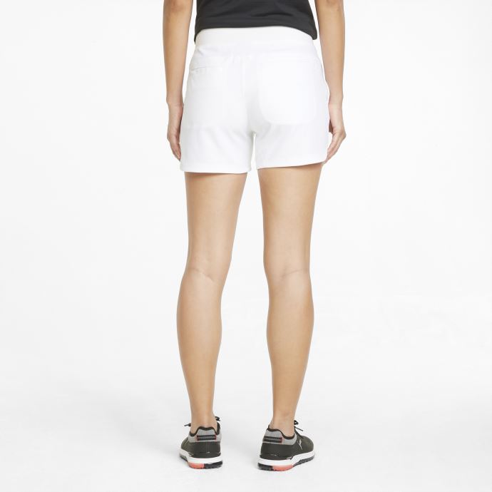 Puma Canada Short De Golf Bahama Blanc Brillant Pour Femme