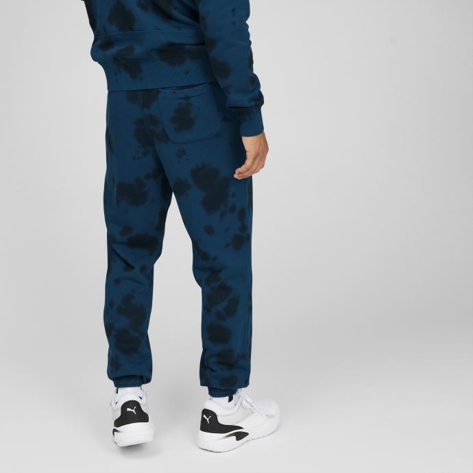 Pantalon De Basketball Puma Canada Voile Bleu Pivot Pour Homme