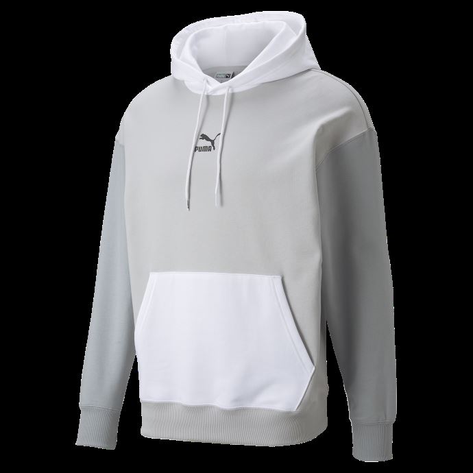 Sweat à Capuche Puma Canada Classics Block Gris Violet Pour Homme

