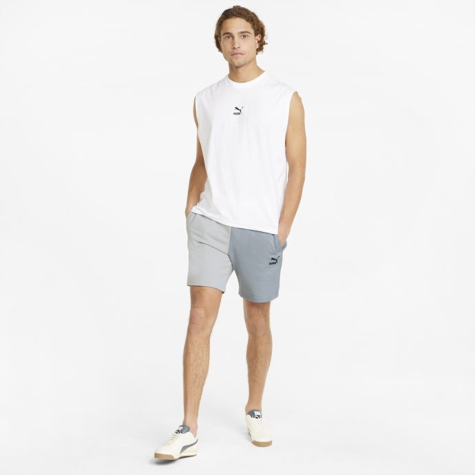 Short Classics Block Homme Gris Violet Puma Canada
