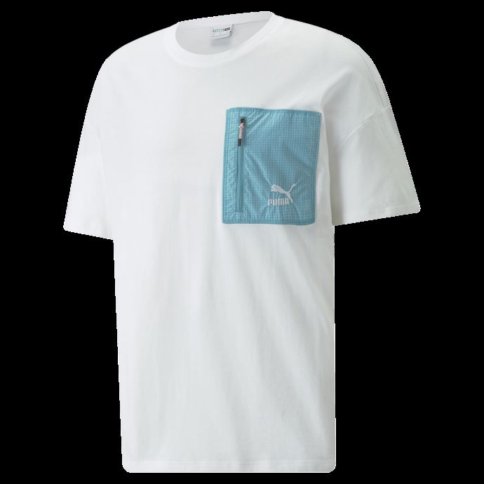 T-shirt Puma Canada Hc Pocket Homme Blanc
