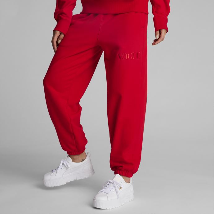 Puma Canada X Vogue Pantalon De Survêtement Femme Rouge Feu