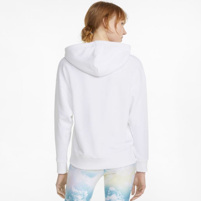 Sweat à Capuche Femme Puma Canada Crystal Galaxy Graphique Blanc