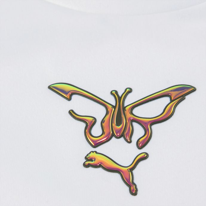 T-shirt Femme Puma Canada X Dua Lipa Slim Blanc
