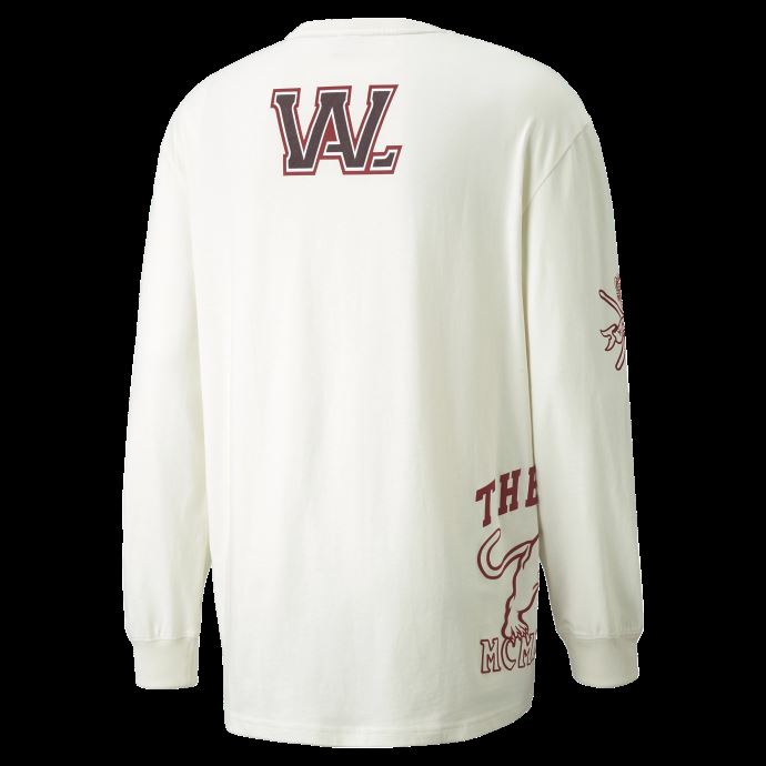 Nous Sommes Des Légendes T-shirt à Manches Longues Puma Canada Blanc Murmure