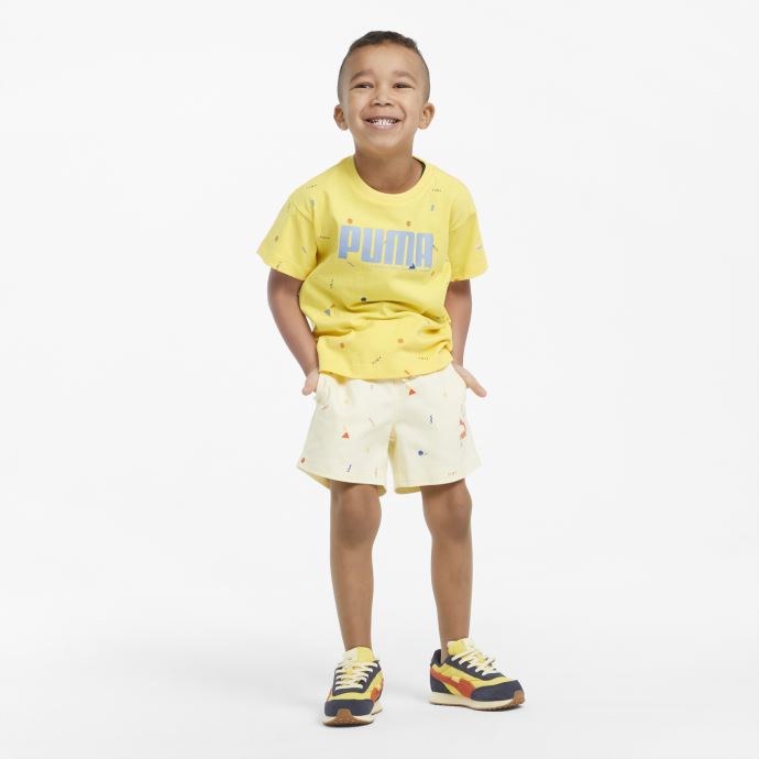 Puma Canada X Tiny T-shirt Enfant Imprimé Aspen Or
