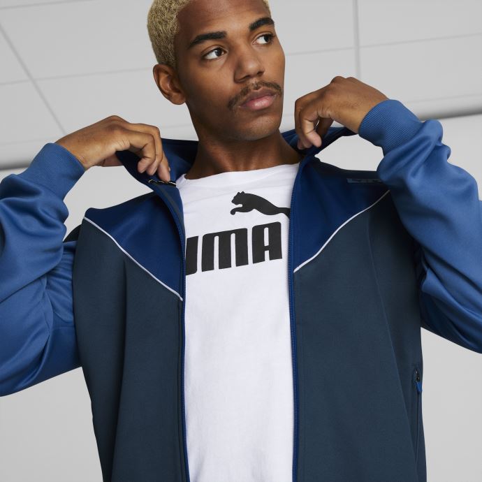 Puma Canada X Lauren London Mcs Veste Denim Foncé-robe Bleu