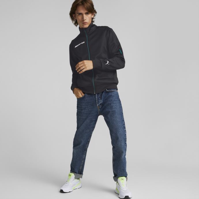 Puma Canada Noir Mercedes-amg Petronas Motorsport Formule Un Mt7 Track Veste Hommes
