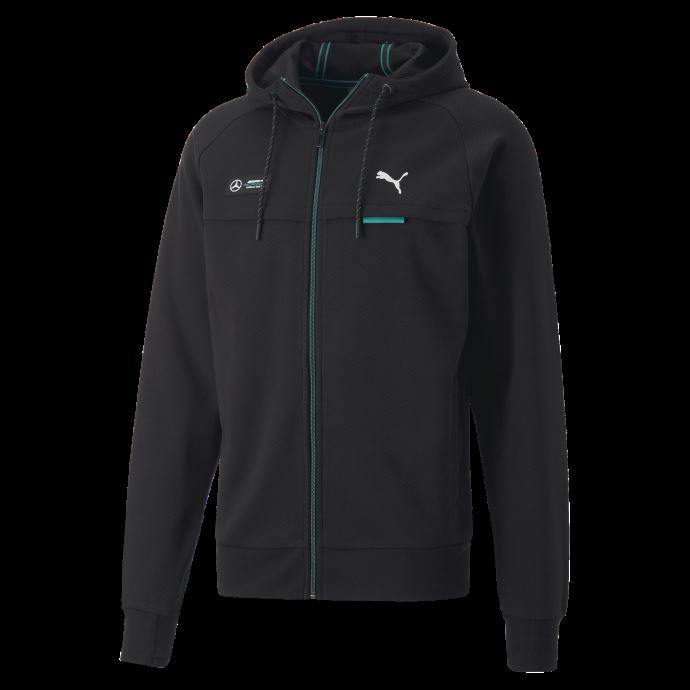 Puma Canada Mercedes-amg Petronas Motorsport Formula One Sweat à Capuche Veste Hommes Noir
