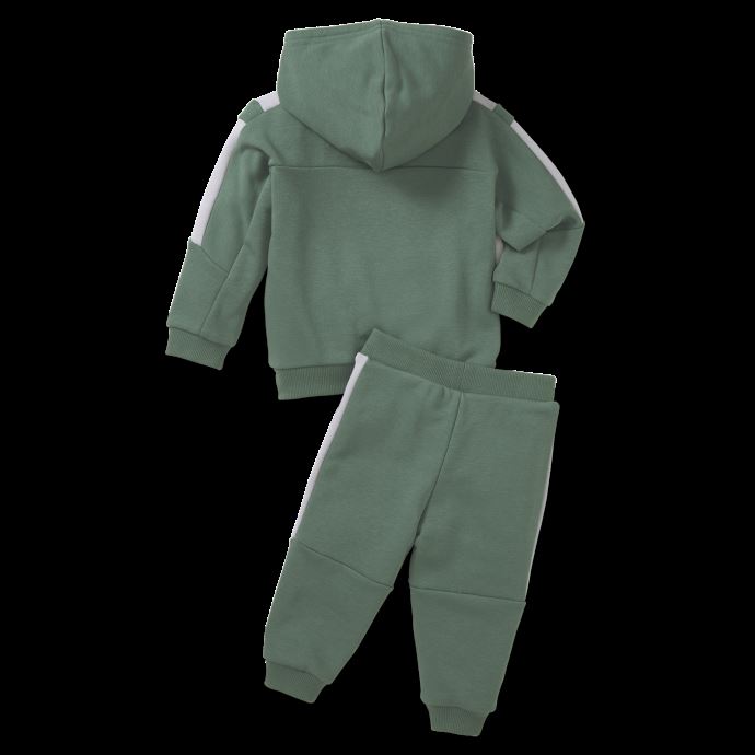 Mercedes-amg Petronas Motorsport Formula One Infant Hooded Jogger Suit Deep Forest Puma Canada