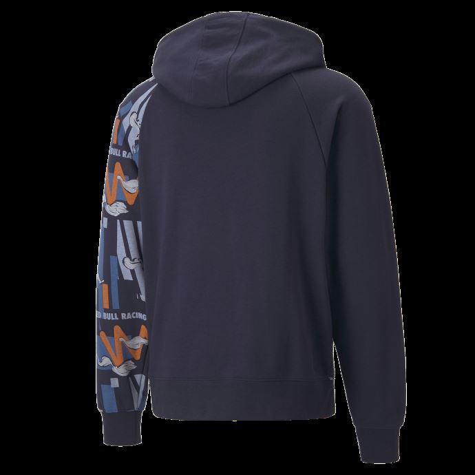 Puma Canada Night Sky Red Bull Racing Sweat à Capuche Imprimé Hommes
