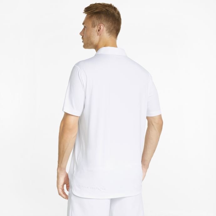 Polo De Golf Puma Canada X Palm Tee Crew Blanc Brillant