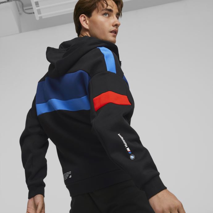 Veste De Survêtement De Sport Automobile Puma Canada Bmw M Motorsport Sds Pour Hommes Noir