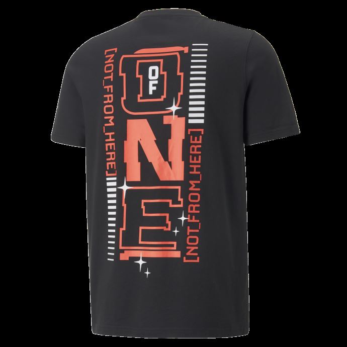 Un Des Un T-shirt De Basketball à Manches Courtes Pour Hommes Puma Canada Noir
