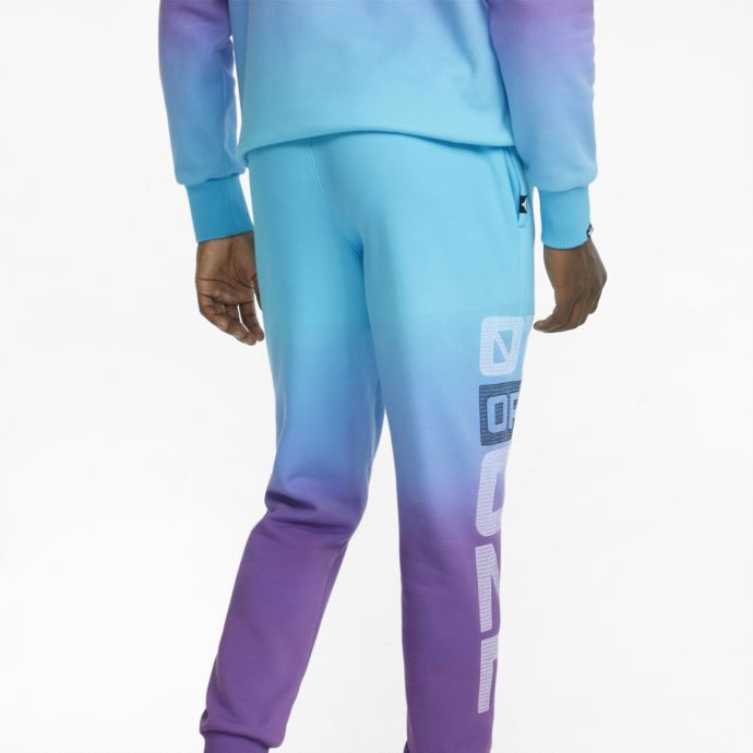 Un Des Pantalons De Basket-ball Pour Hommes Bleu Atoll Puma Canada