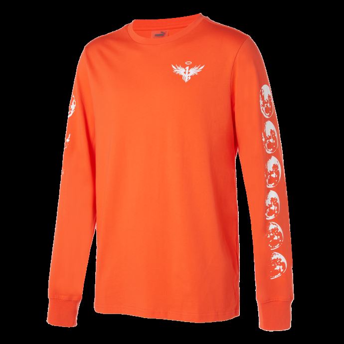 Pas D'ici T-shirt De Basketball à Manches Longues Pour Hommes Red Blast Puma Canada
