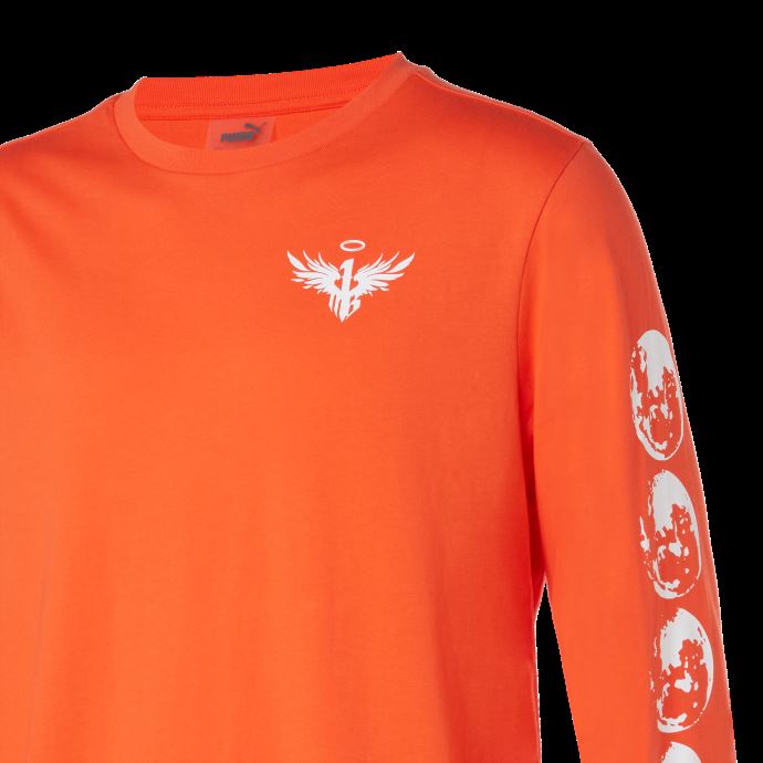 Pas D'ici T-shirt De Basketball à Manches Longues Pour Hommes Red Blast Puma Canada
