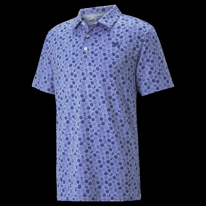 Mattr Beach Trip Golf Polo Hommes Puma Canada Lavendar Pop-blazing Blue

