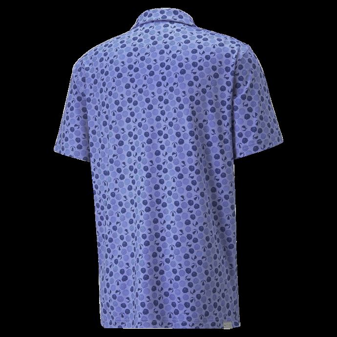 Puma Canada Lavendar Pop-blazing Bleu Mattr Beach Trip Polo De Golf Pour Homme
