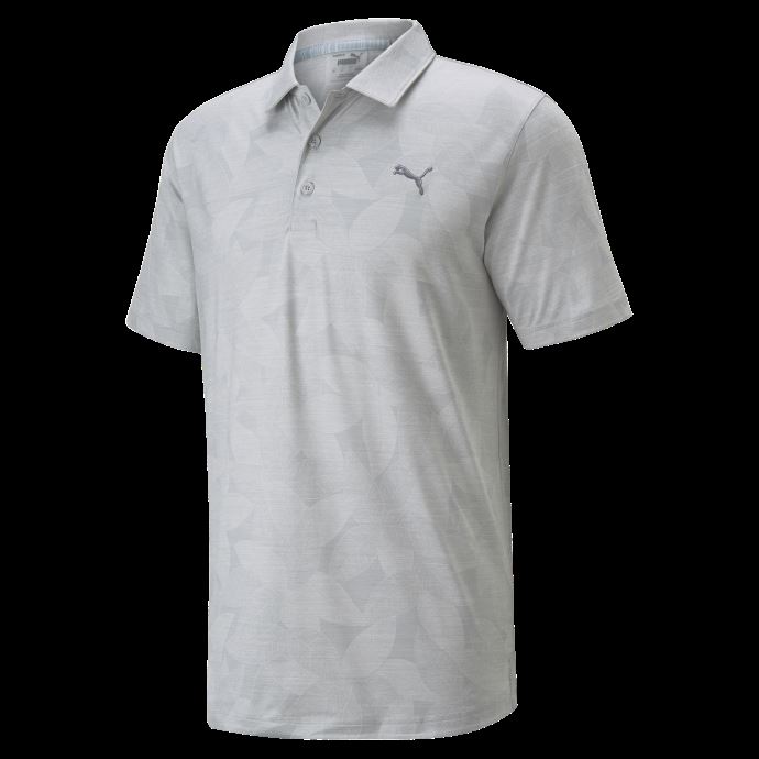 Polo De Golf Cloudspun Leaflet Pour Homme Quiet Shade Heather Puma Canada
