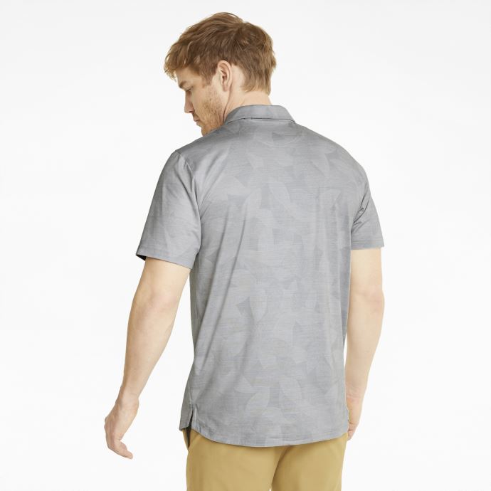 Calme Ombre Bruyère Puma Canada Cloudspun Leaflet Polo De Golf Hommes