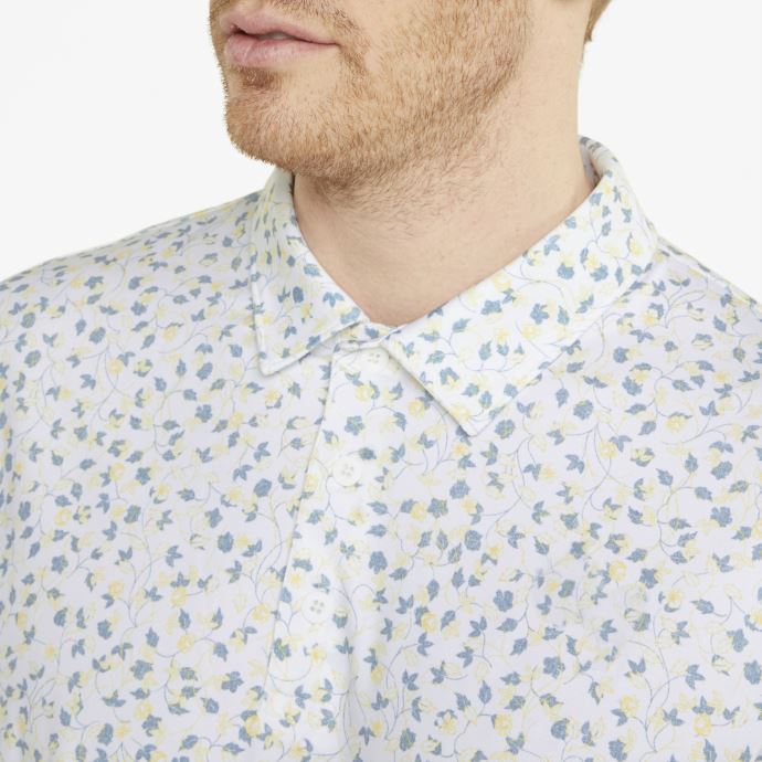 Mattr Fancy Plants Polo De Golf Pour Homme Puma Canada Blanc Brillant-graine De Moutarde
