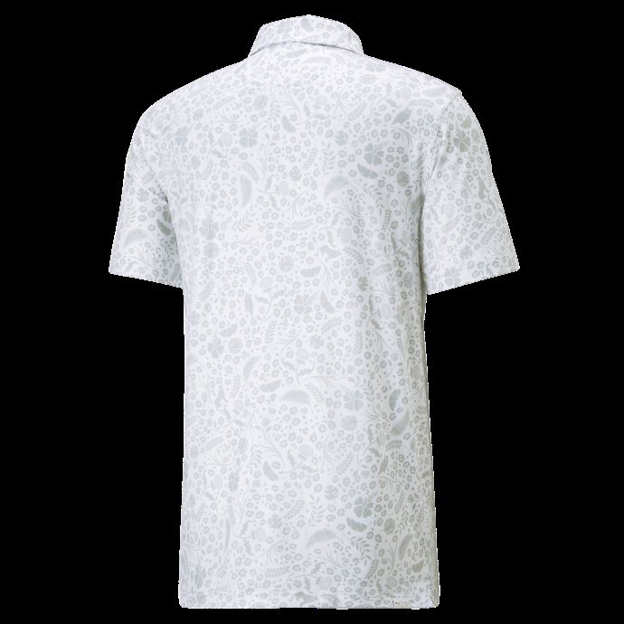Cloudspun Petal Golf Polo Shirt Hommes Puma Canada Bright White-High Rise
