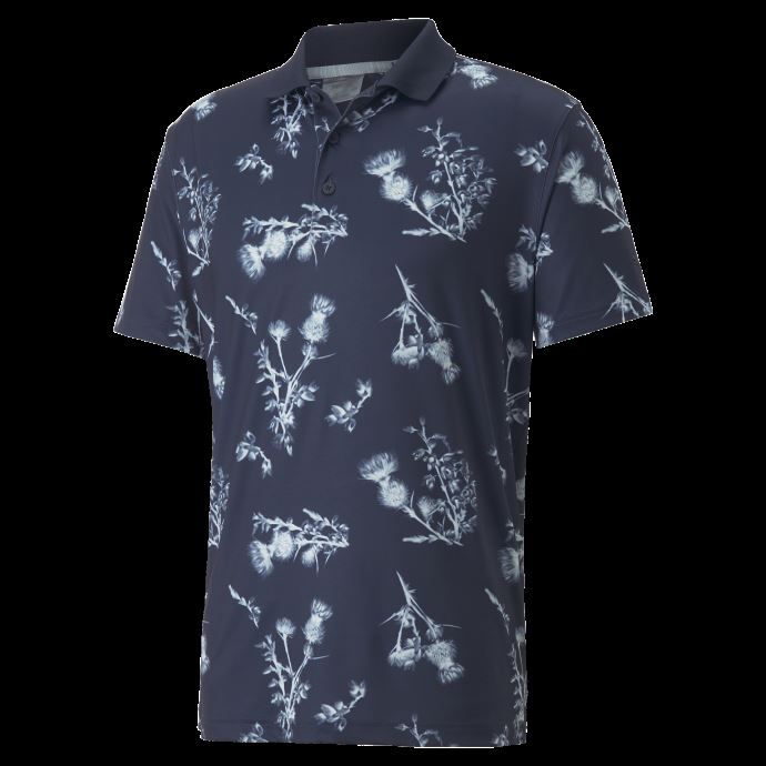 Puma Canada Marine Blazer-bright White Mattr Lowlands Polo De Golf Hommes
