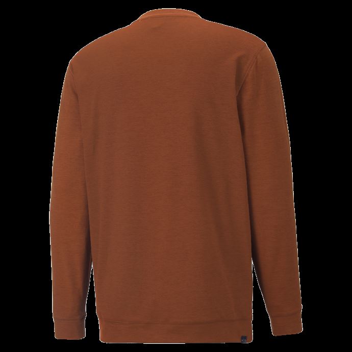 Puma Canada Warm Châtaigne-marine Blazer Cloudspun Colourblock Ras Du Cou Golf Sweat Hommes
