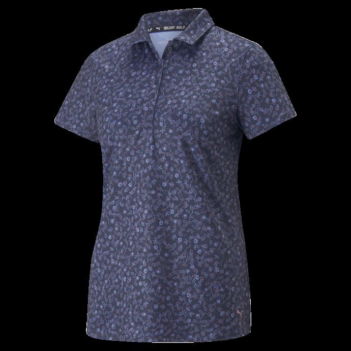 Polo De Golf Bleu Marine-pale Raisin Mattr Fantaisie Plantes Puma Canada
