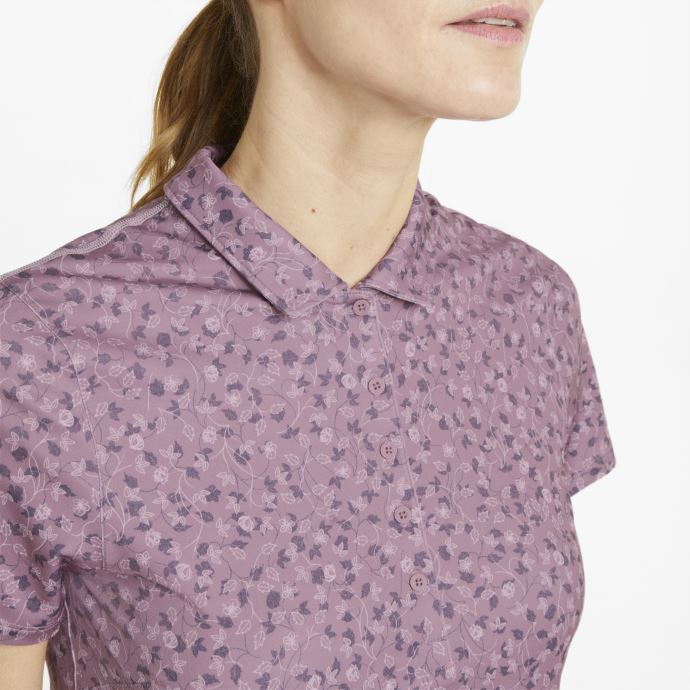 Pale Raisin-marine Blazer Puma Canada Mattr Fancy Plants Polo De Golf Femme
