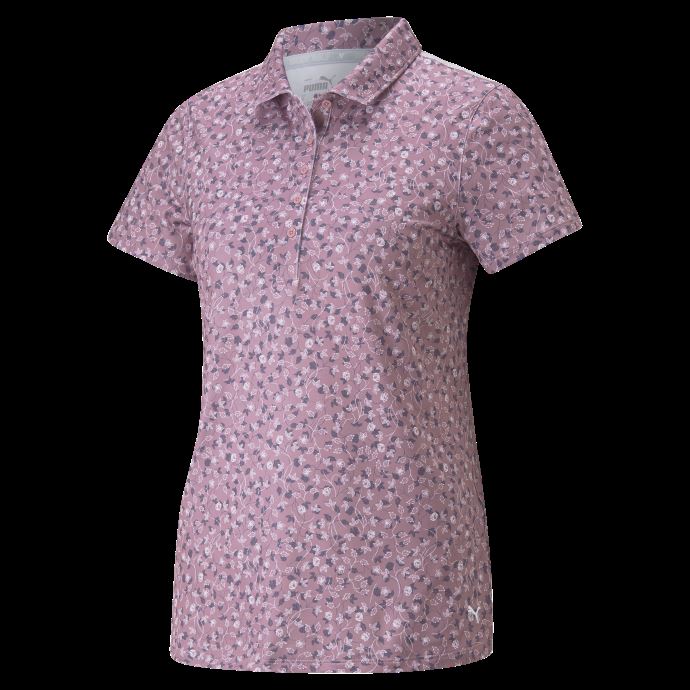 Pale Raisin-marine Blazer Puma Canada Mattr Fancy Plants Polo De Golf Femme

