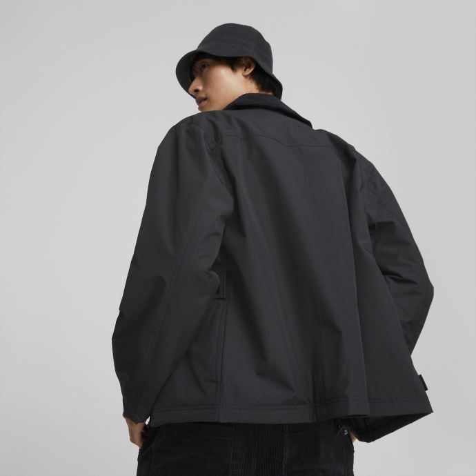 Puma Canada Veste D'entraîneur Rembourrée Centre-ville Noir Hommes