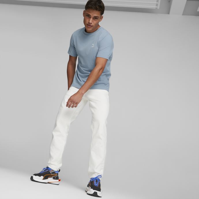 Puma Canada Classics T-shirt à Petit Logo Hommes Bleu Délavé
