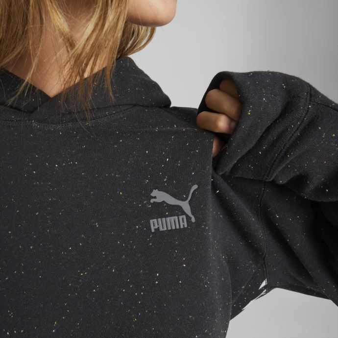 Puma Canada Re:collection Sweat à Capuche Décontracté Noir Chiné
