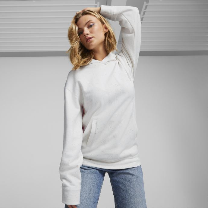 Re:collection Sweat à Capuche Décontracté Immaculé Chiné Puma Canada