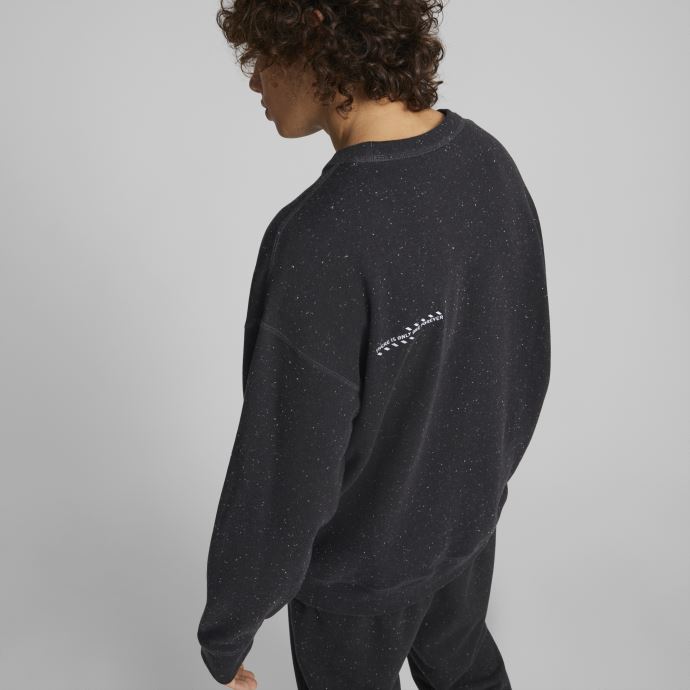 Puma Canada Noir Chiné Re:collection Sweat Ras Du Cou Décontracté Hommes