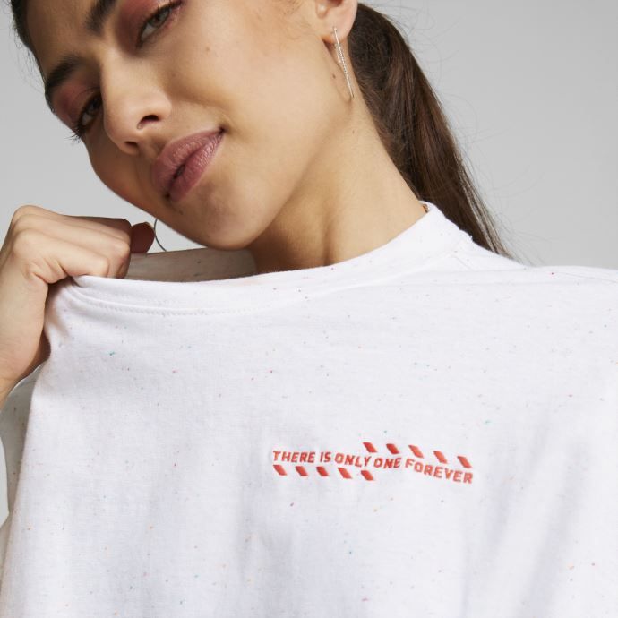 Puma Canada Pristine Heather Re:collection T-shirt Décontracté Femmes