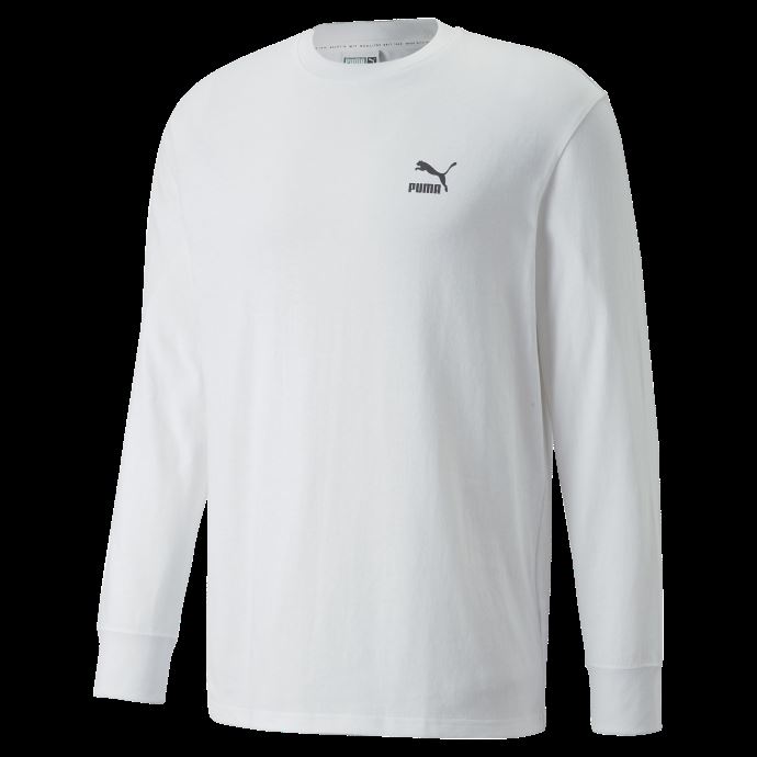 Puma Canada Classics T-shirt Décontracté à Manches Longues Hommes Blanc
