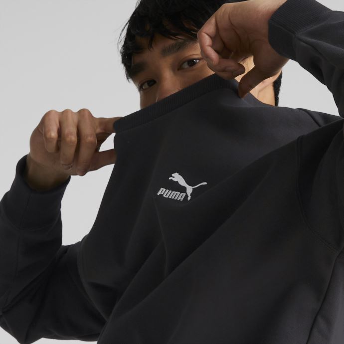 Sweat Ras Du Cou Classics Décontracté Hommes Noir Puma Canada