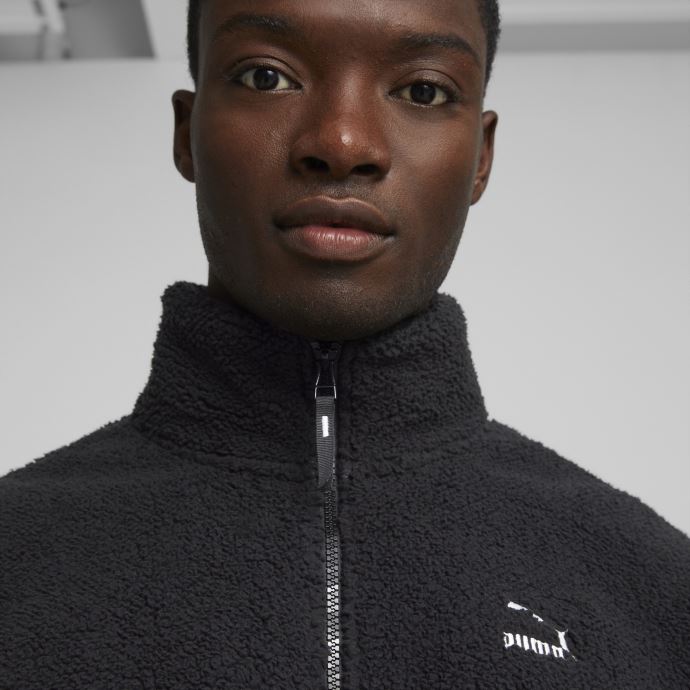 Blouson Sherpa Classics Noir Hommes Puma Canada
