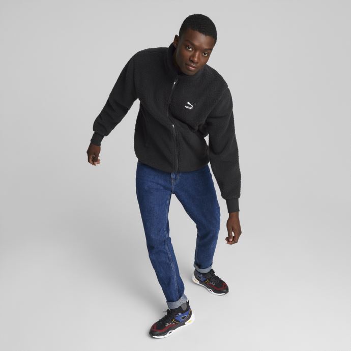Blouson Sherpa Classics Noir Hommes Puma Canada
