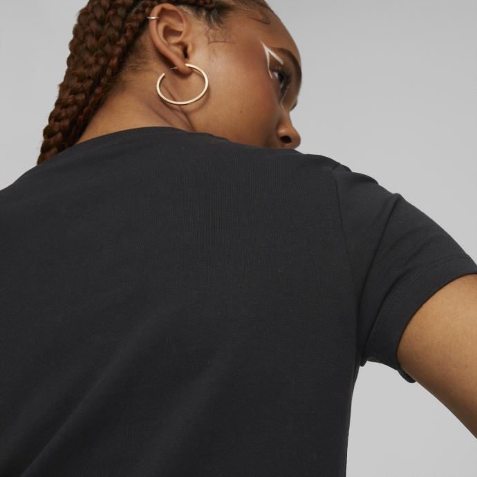 T-shirt Classics Slim Femmes Puma Canada Noir
