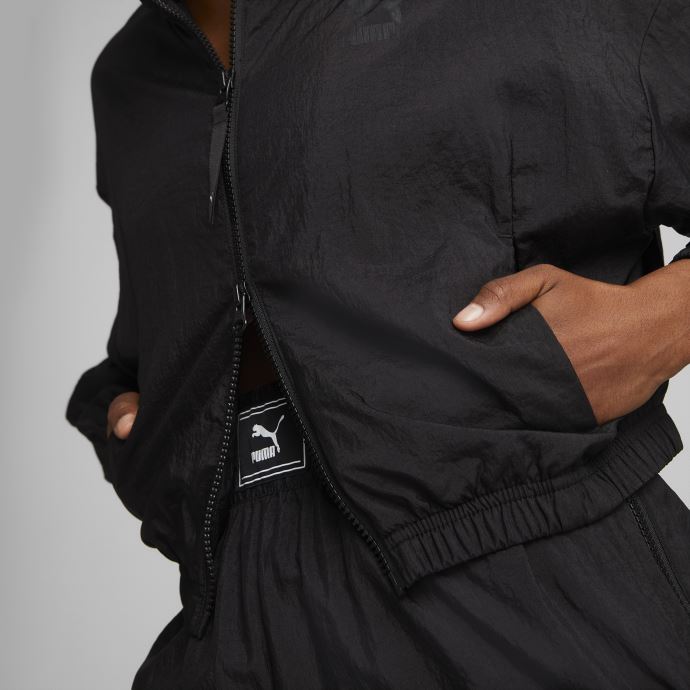 Puma Canada Dare To Veste De Survêtement Tissée Femme Noir
